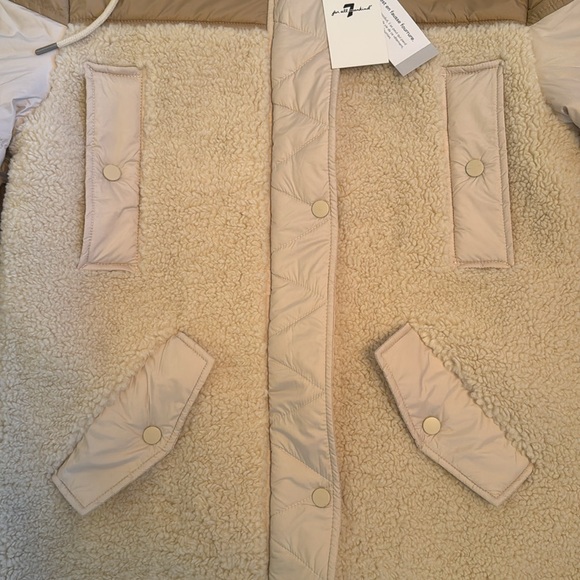 7 For All Mankind
Faux Shearling Quilted Hooded Parka - Picture 6 of 8